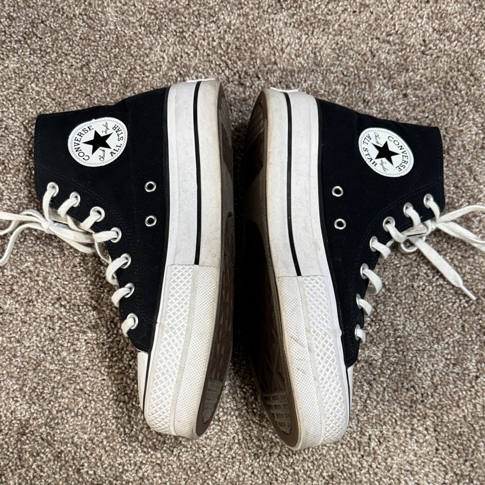 Converse Black and White High-Tops